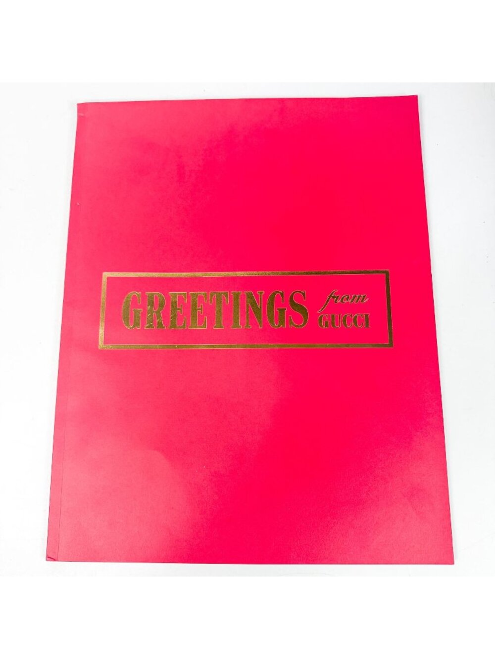 2022 Holiday Wrapping Paper Book Greetings From Gucci 10 Pages Geometric Pattern